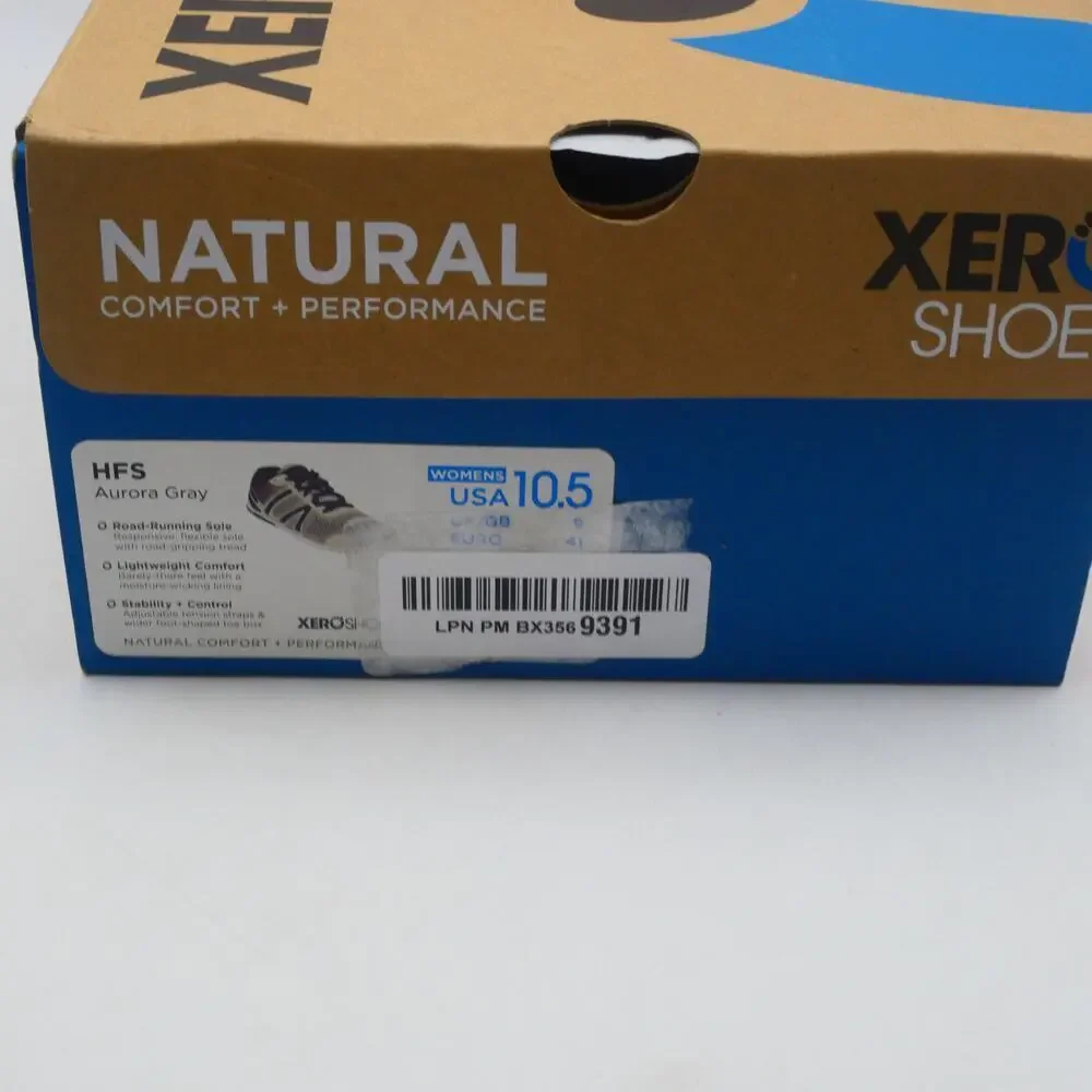 NEW Xero Shoes Women's 10.5 HFS Shoes Aurora Gray Barefoot Running  Minimalist